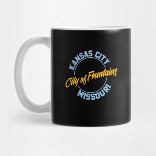 Kansas City - Baby Blue City Of Fountains Mug